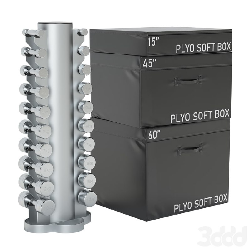 Гантели и боксы для прыжков