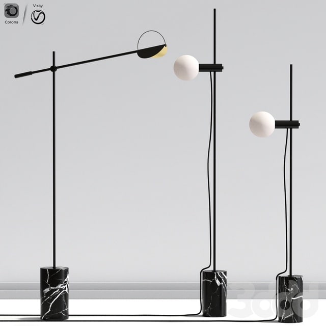 Revolve & Leaves Floor lamp