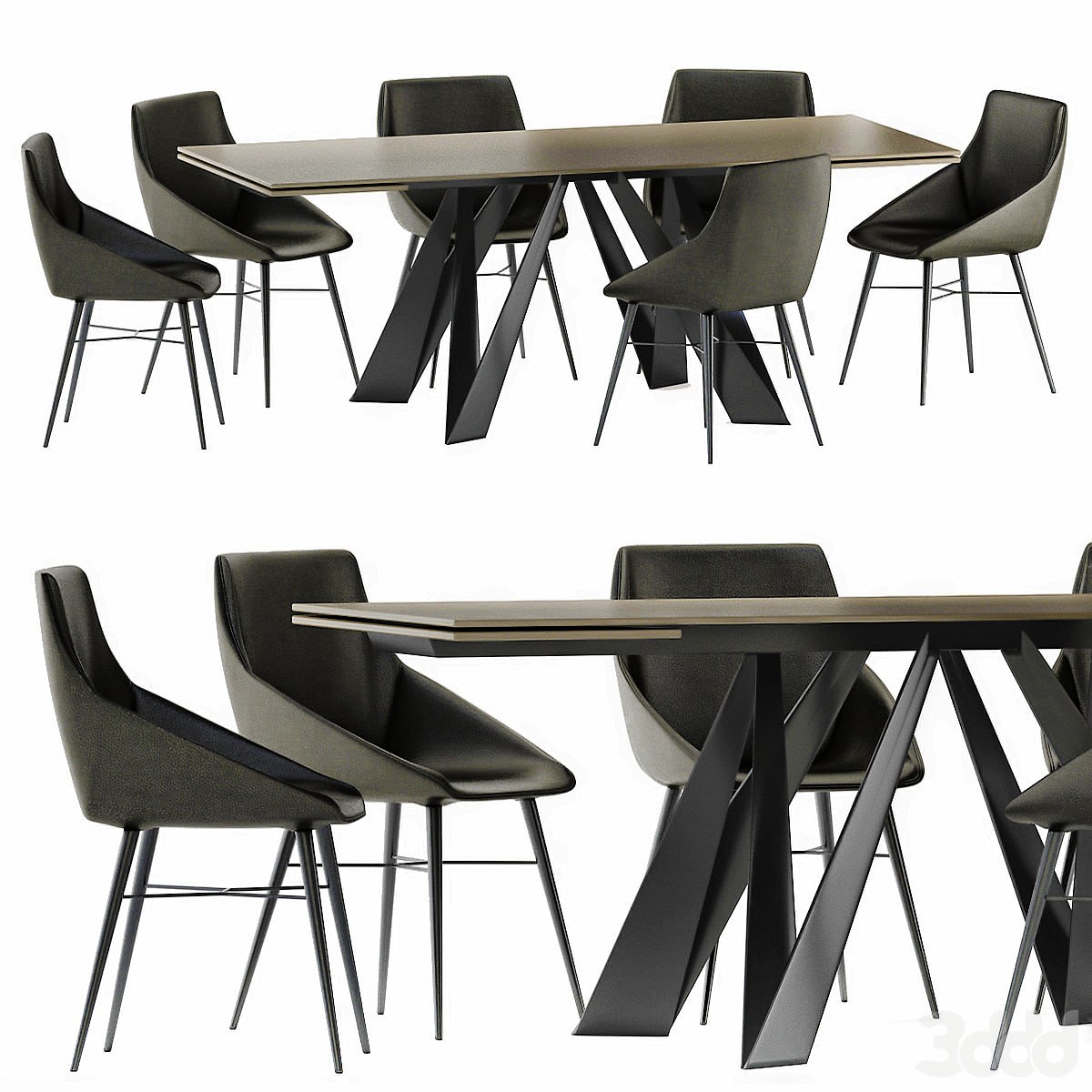 Seltz chair and CIGALE Roche Bobois