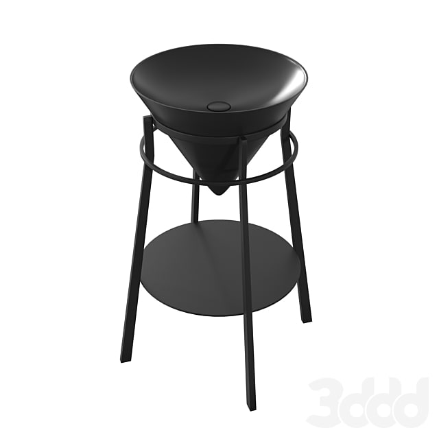 Wash basin CO.WBI.44\BLK.M Kerama Marazzi