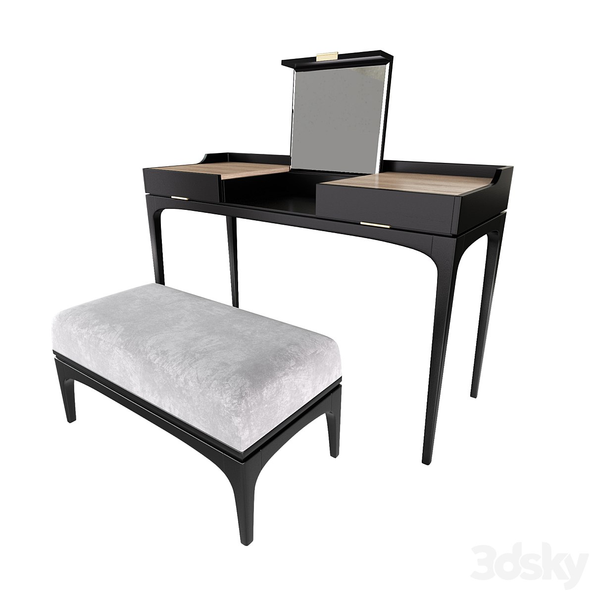 Tynd dressing table, Tynd bench