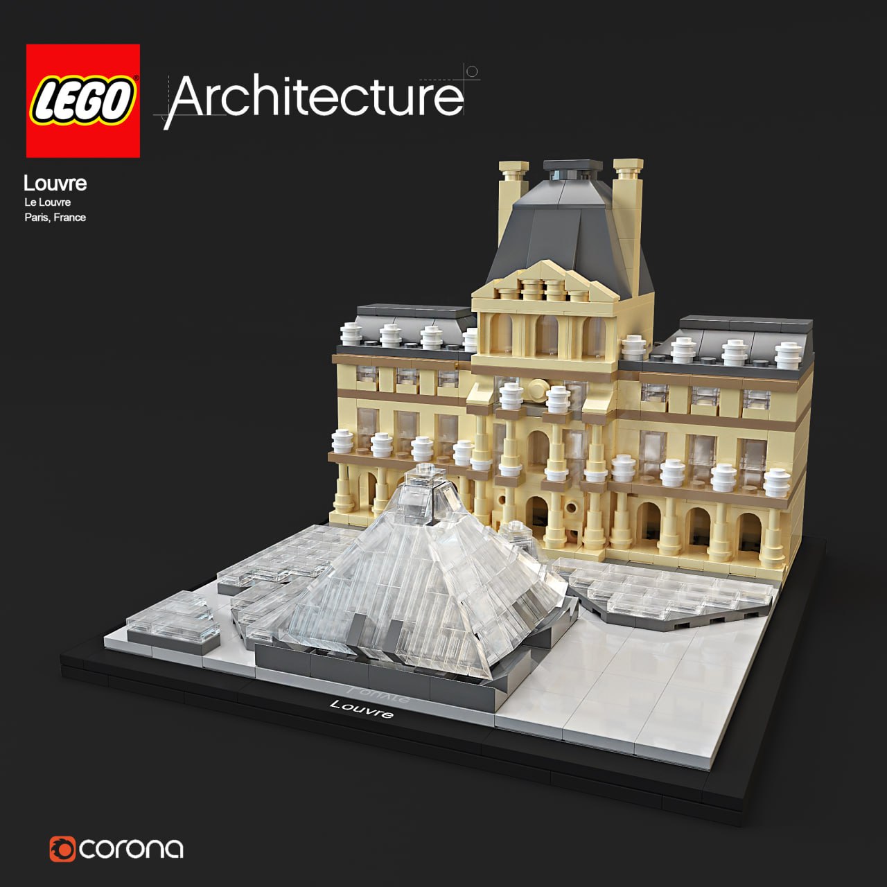 LEGO Architecture Louvre