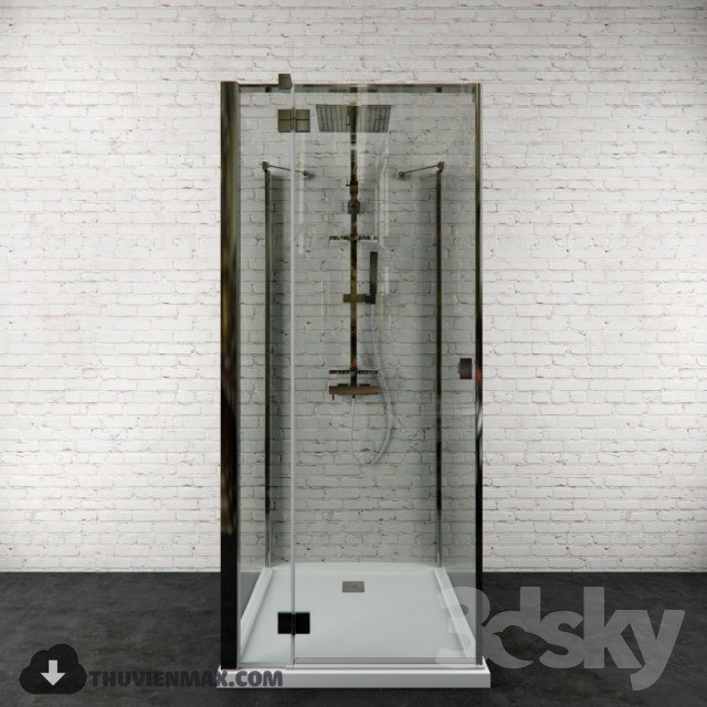 Shower stall Essenza kdj + s + shower system Touareg 2