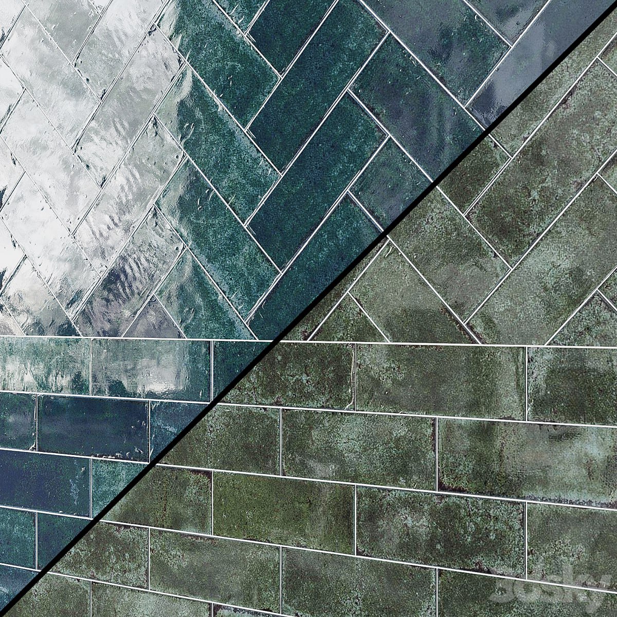 Ceramic Tiles Atlas Concorde Vetri Bricks #