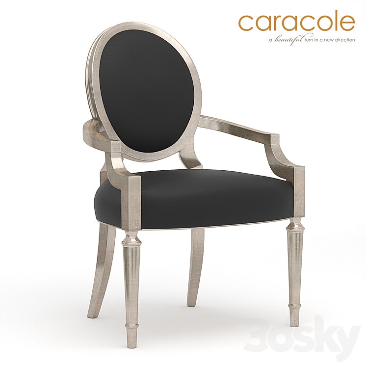 Dining chair with armrests Chit-chat TRA-ARMCHA-006 Caracole