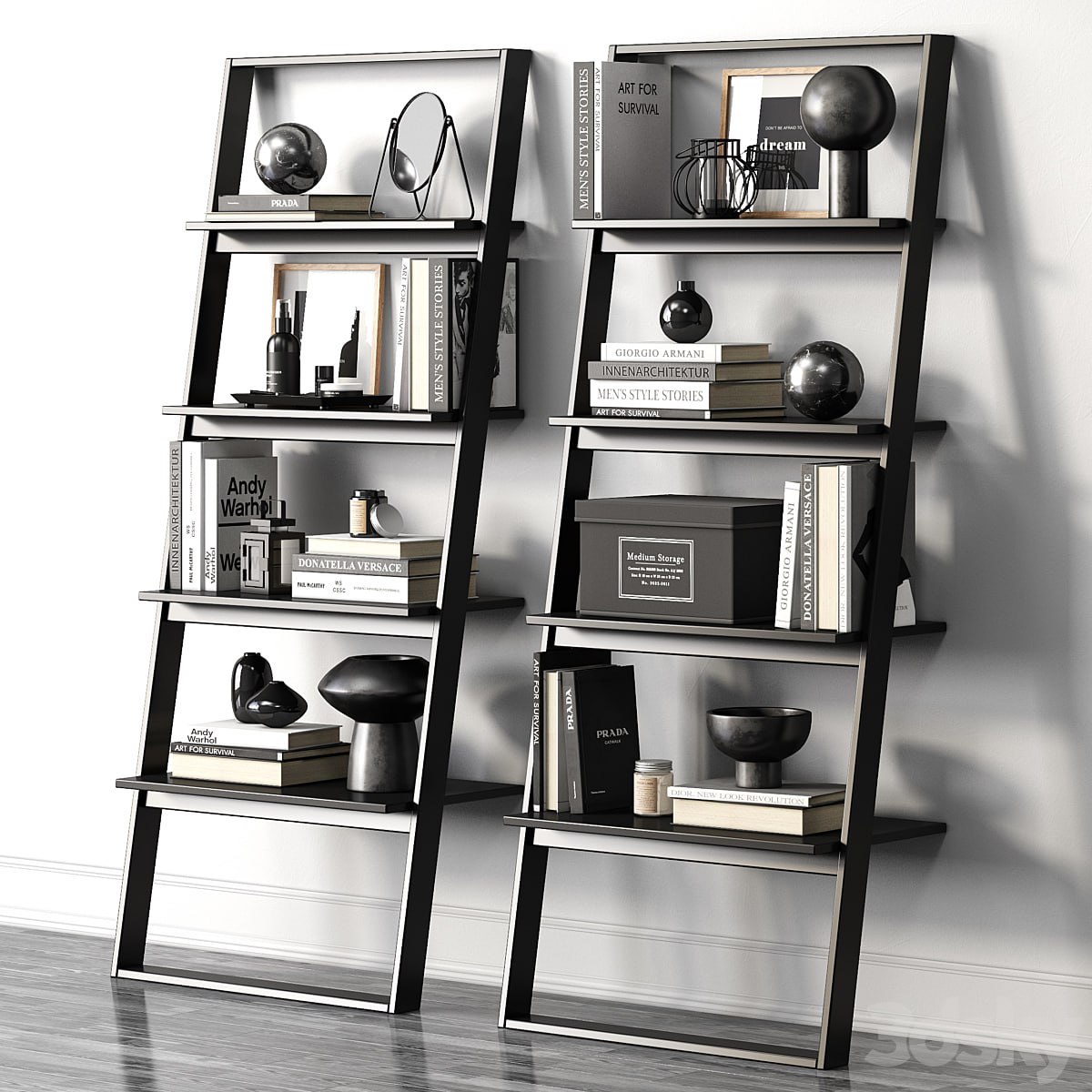 Rack BORDEAUX (black) by BoConcept