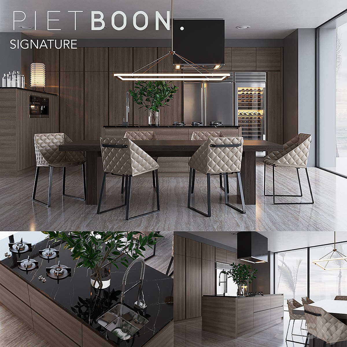 Kitchen Piet Boon SIGNATURE (vray GGX, corona PBR)