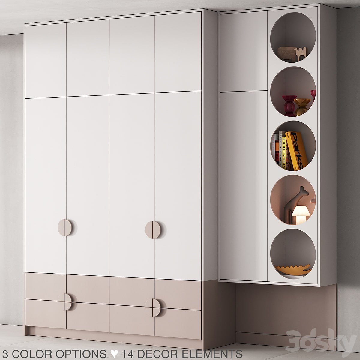 199 furniture for children 01 rack with round holes 01