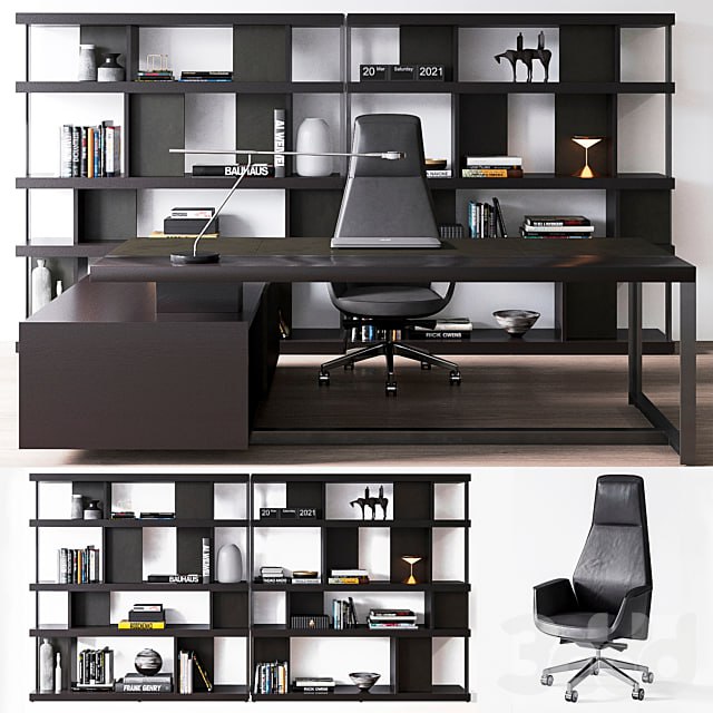 Poltrona Frau Jobs Office set