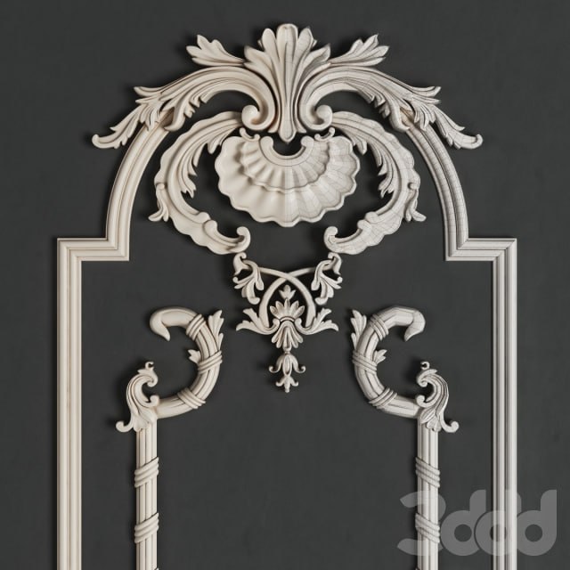 Molding stucco decorations 3