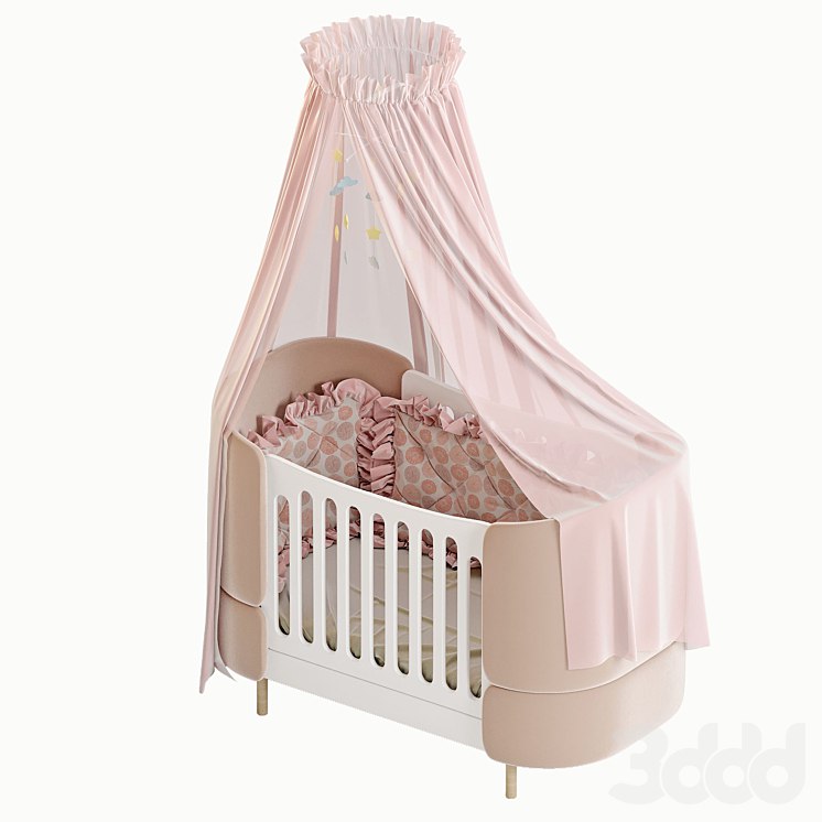 KIDI Soft transforming bed (beige)