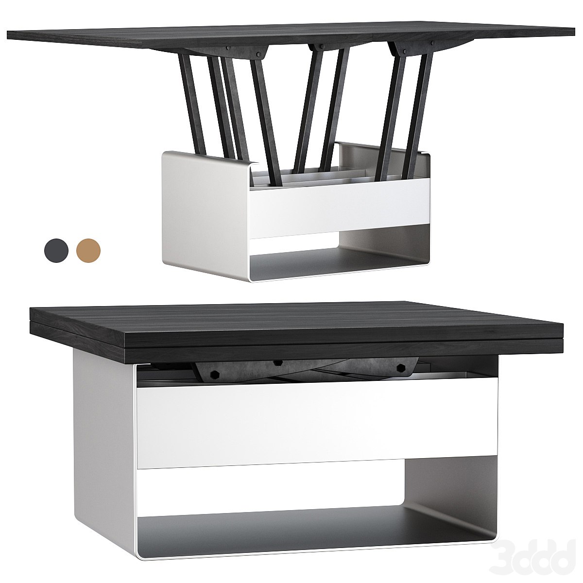 Mesa de centro transformable table Sedit Mesita baja WIND