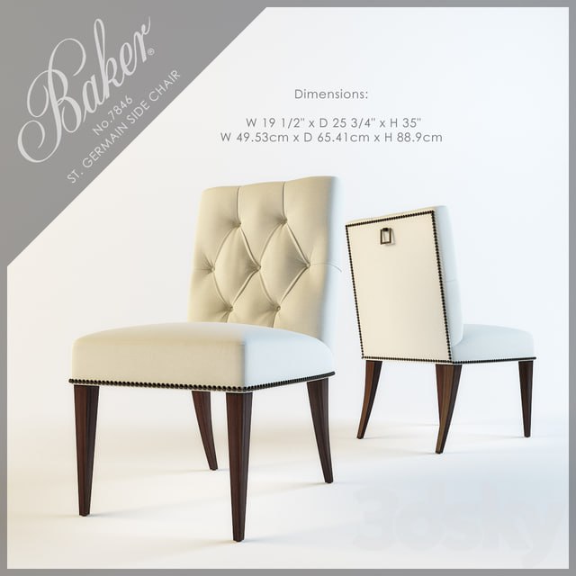 BAKER ST. GERMAIN SIDE CHAIR