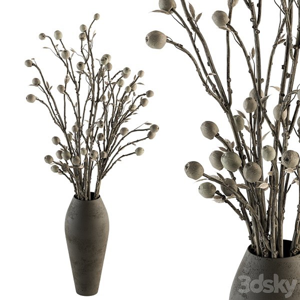 Bouquet 32 - Dried Plant Papavet Bouquet