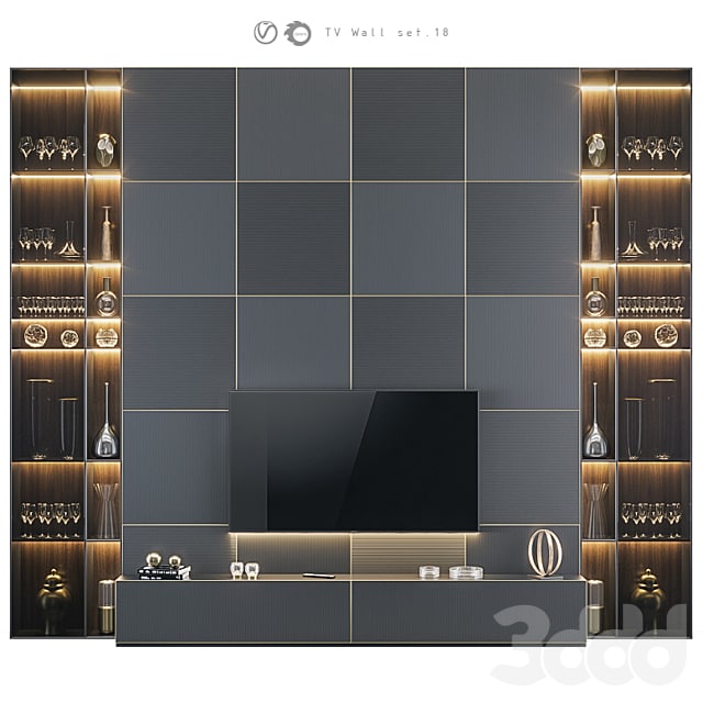 TV Wall Set 18