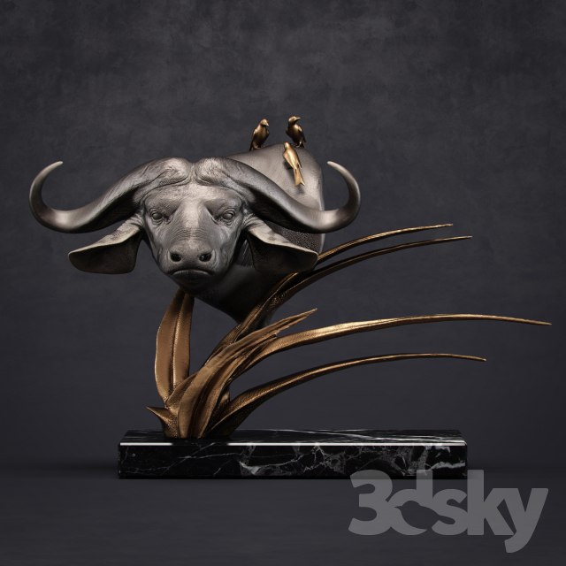 buffalo sculpture