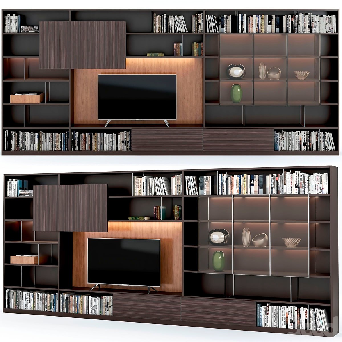 TV zone Molteni 505 wall system