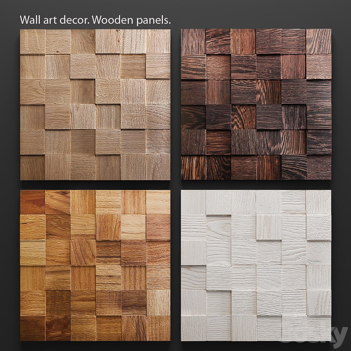 Art Wood panels.