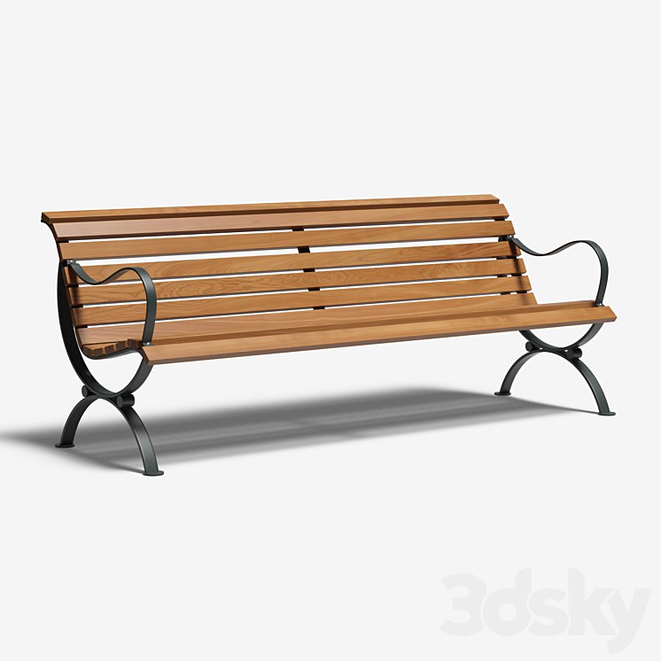 Outdoor bench