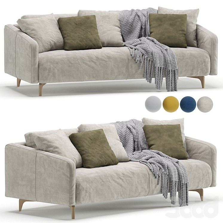 Sofa Ljeri Barhat Beige By Diva / Sofa Ljeri