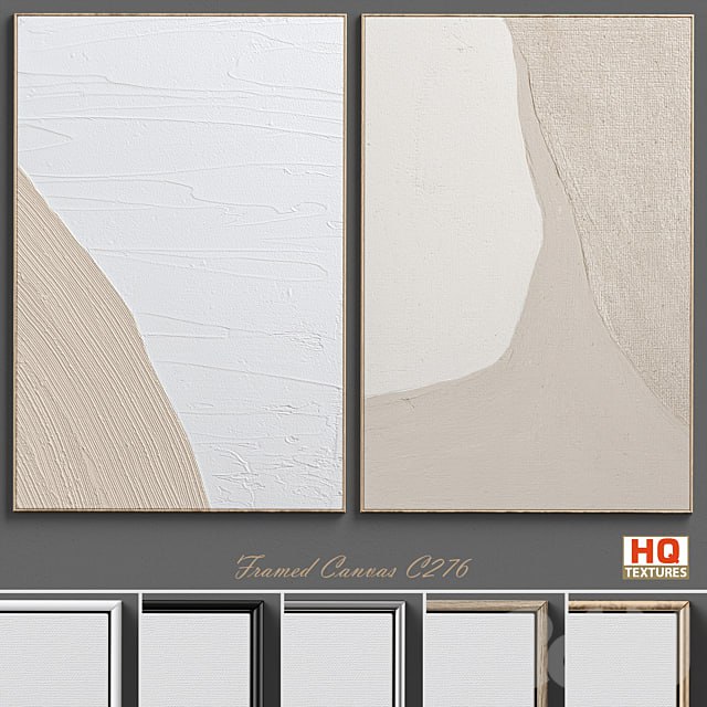 Abstract Textural Plaster Wall Art C-276