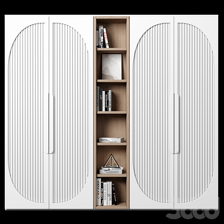 Cabinet with shelves 64