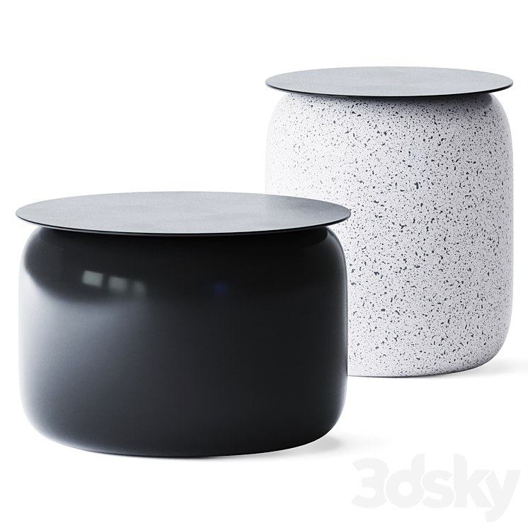 Coffee Table Fat and Slim by FdC X Fermob