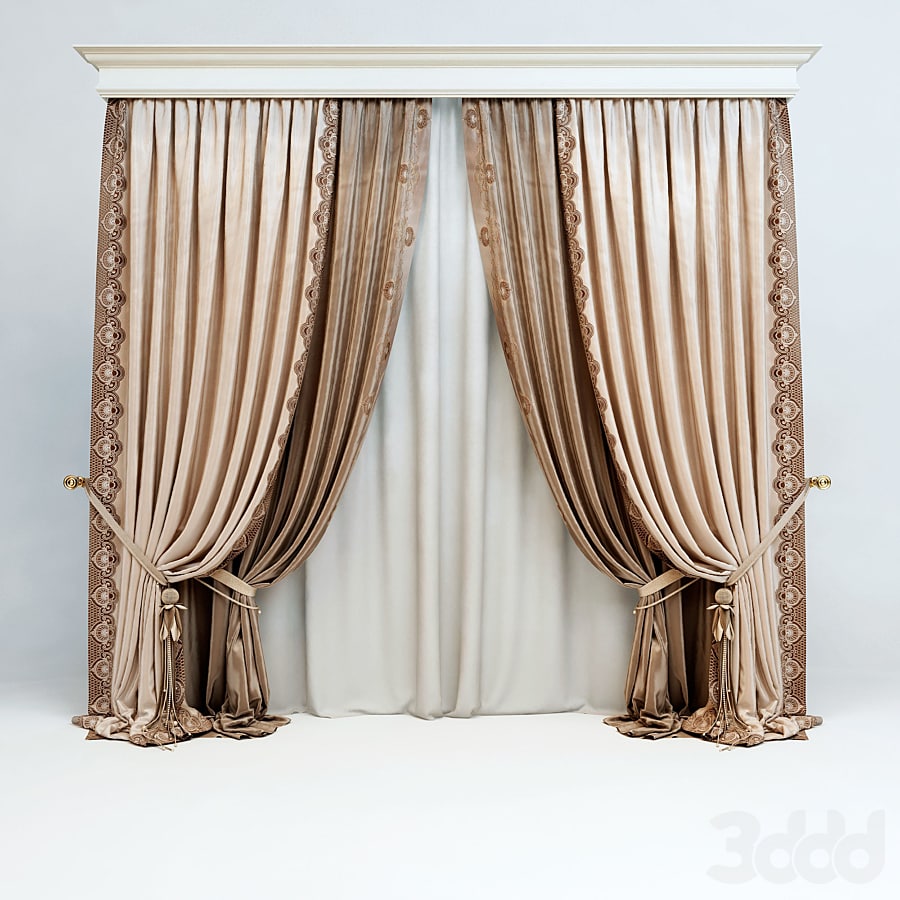 Штора в классическом стиле