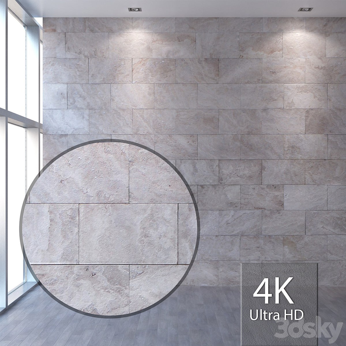 Natural stone travertine 497