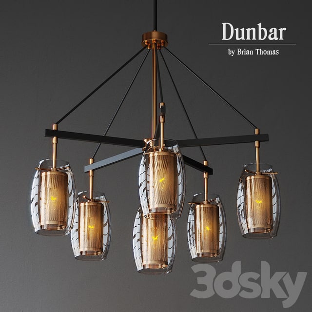 Dunbar 6 Light Chandelier | Savoy house