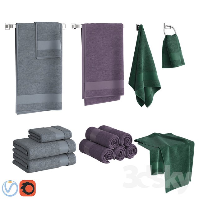 Color Towels Set