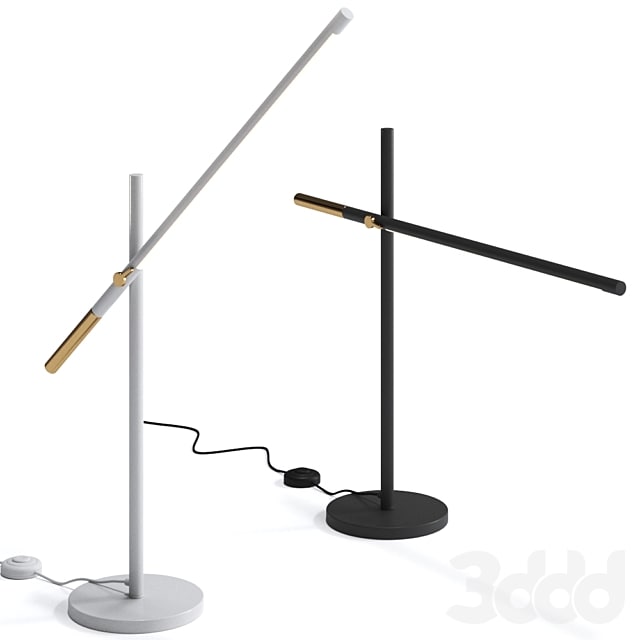 Piano Led Black Table Lamp by Valaisin Gronlund