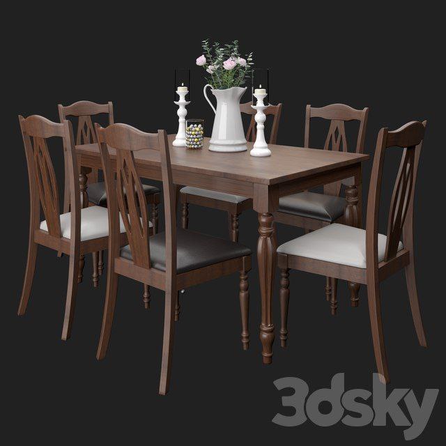 Upsala table and chairs