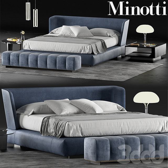 Minotti creed bed