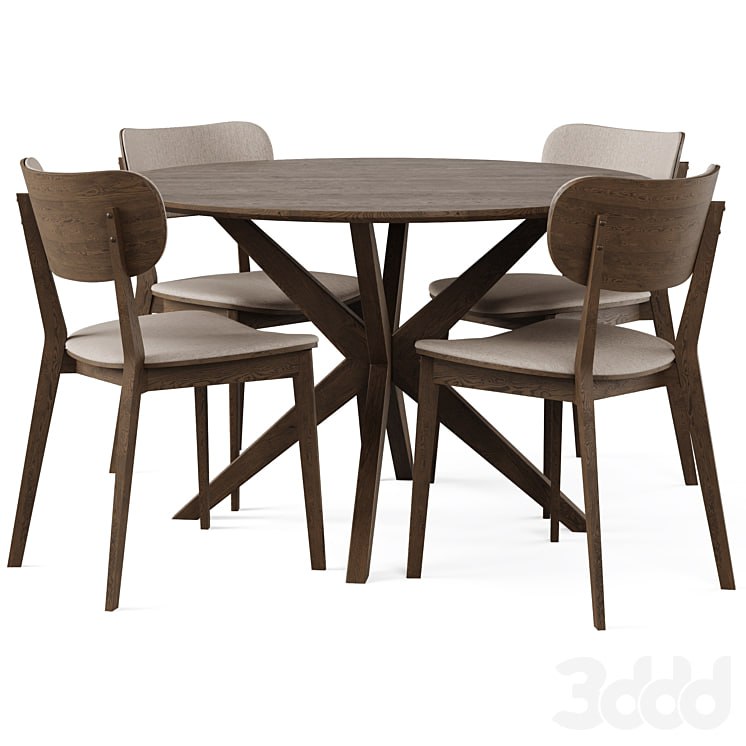 Dining Set 5 by Rowico Home