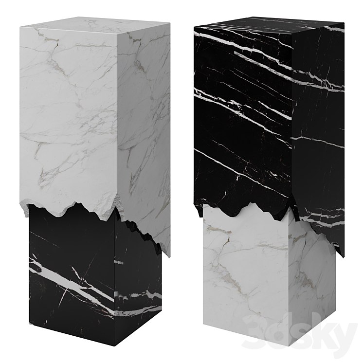 OM PEDESTAL MARBLE "ANTIK"