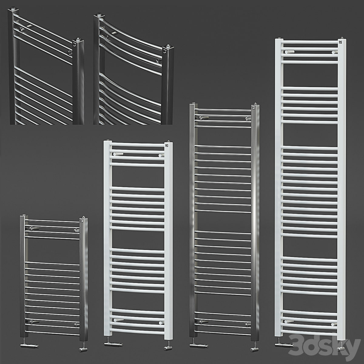 Heated Towel Rail Zehnder Aura