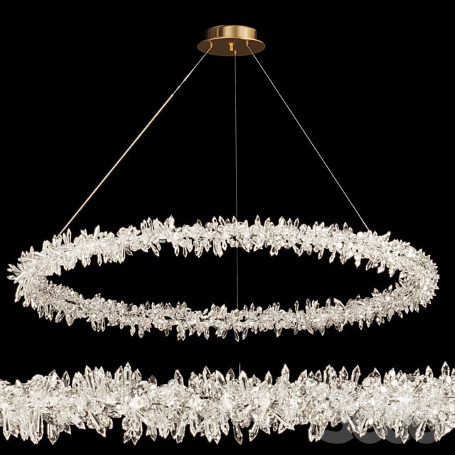 Crystal ring chandelier SIBYL XL