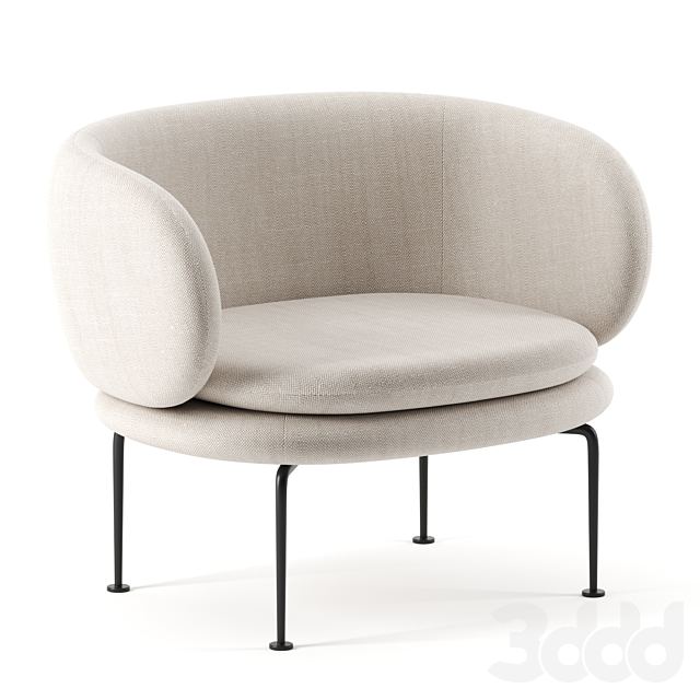 Soave armchair by La Cividina