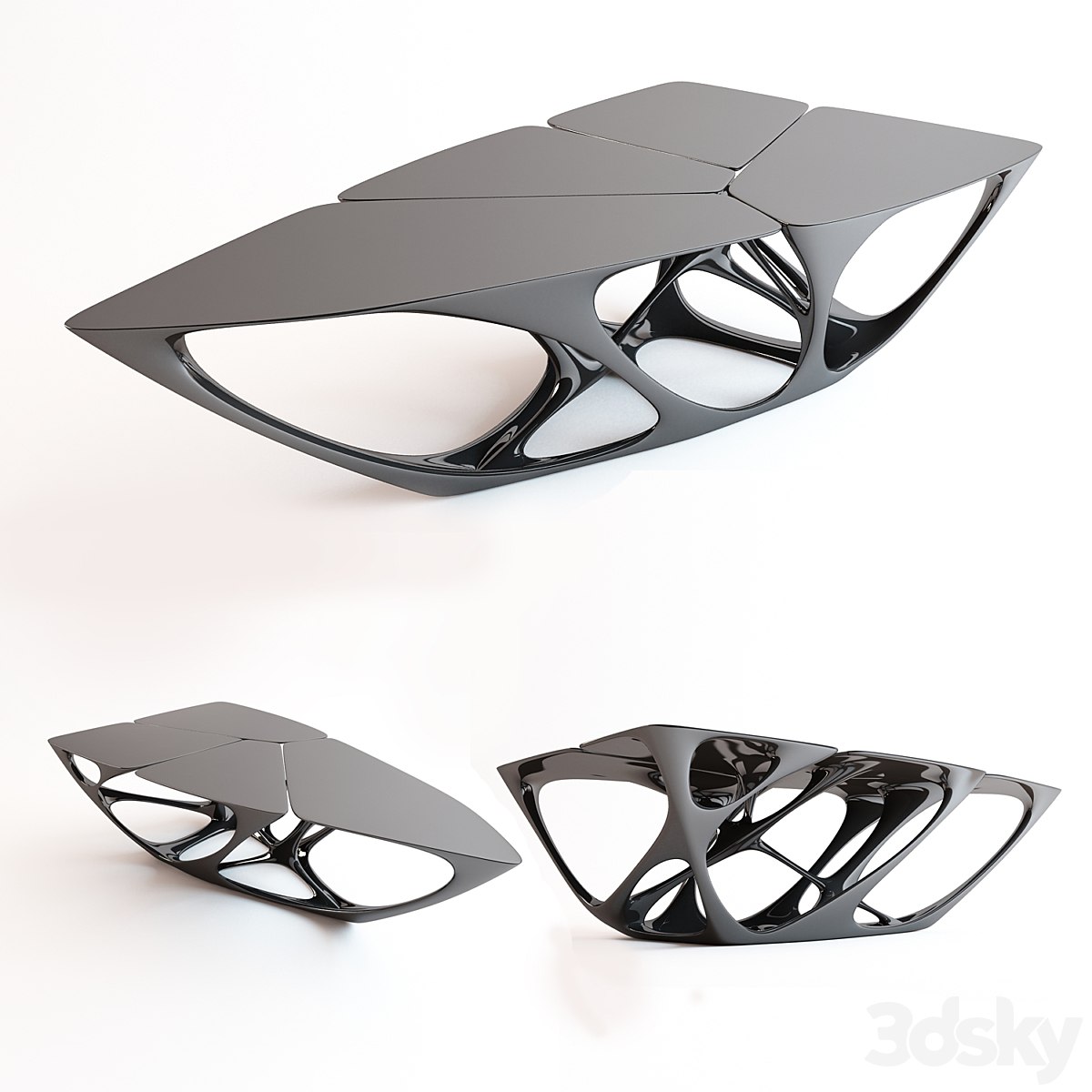 Mesa / Vitra Edition Table by Zaha Hadid