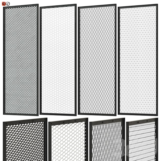 Set of decorative panels in the Loft style 02