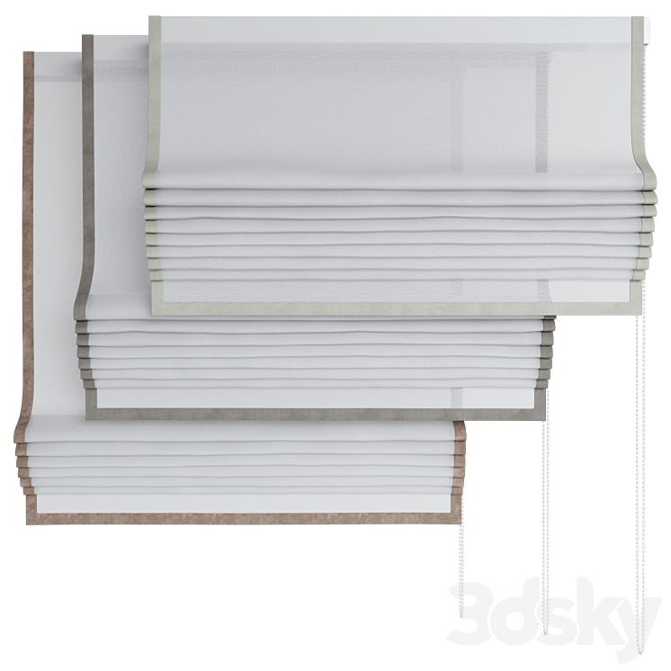 Roman Curtains 188 | Light Weight Linen Roman with Ribbon | Etsy | Sheer Fabric