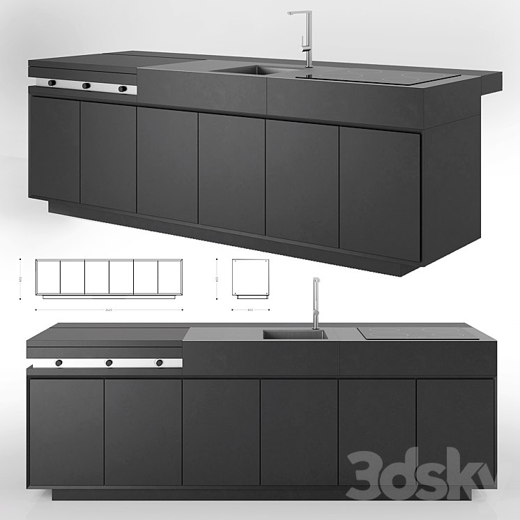 Tikal Kitchen 3 Modules Talenti