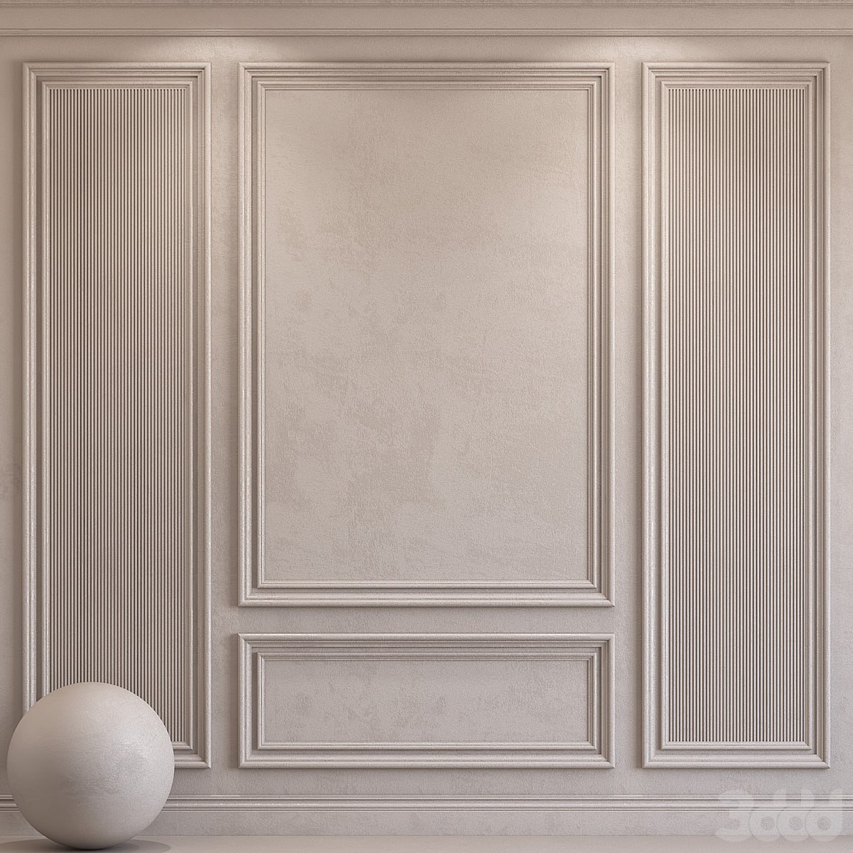 Decorative plaster with molding 42