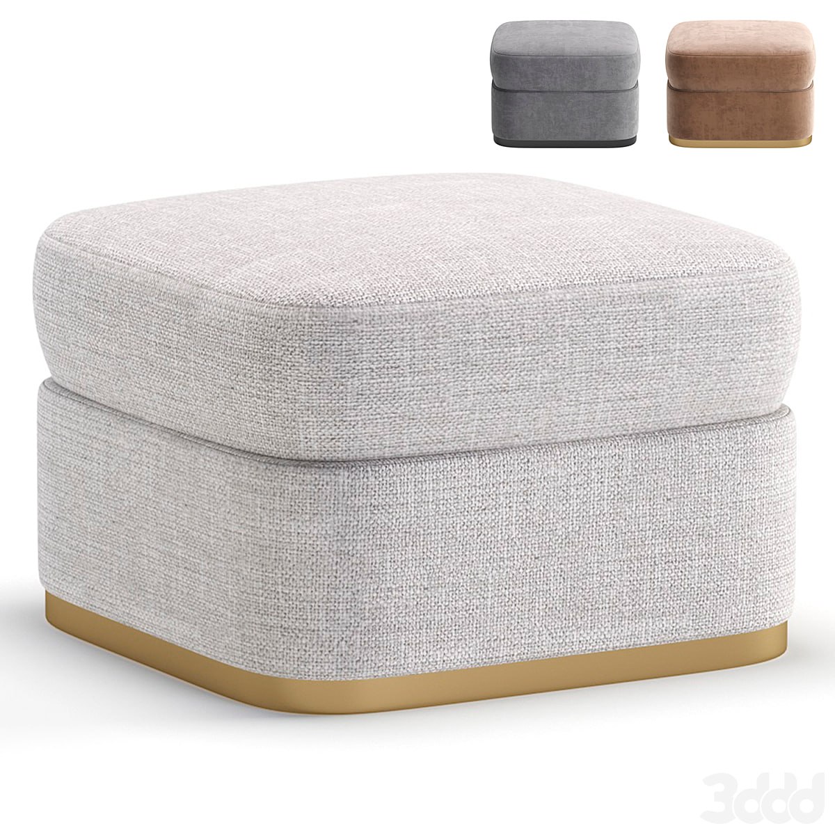 Pouf JESSICA by Cazarina Interiors 3 Colors Version