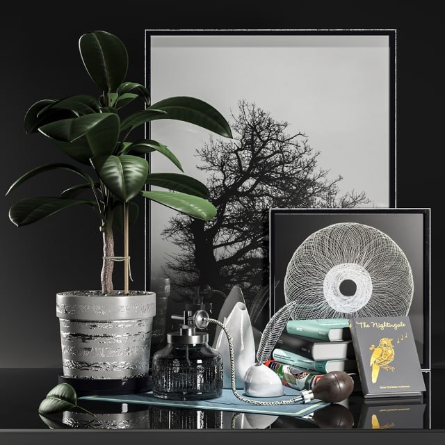 DECORATION SET WITH FIKUS