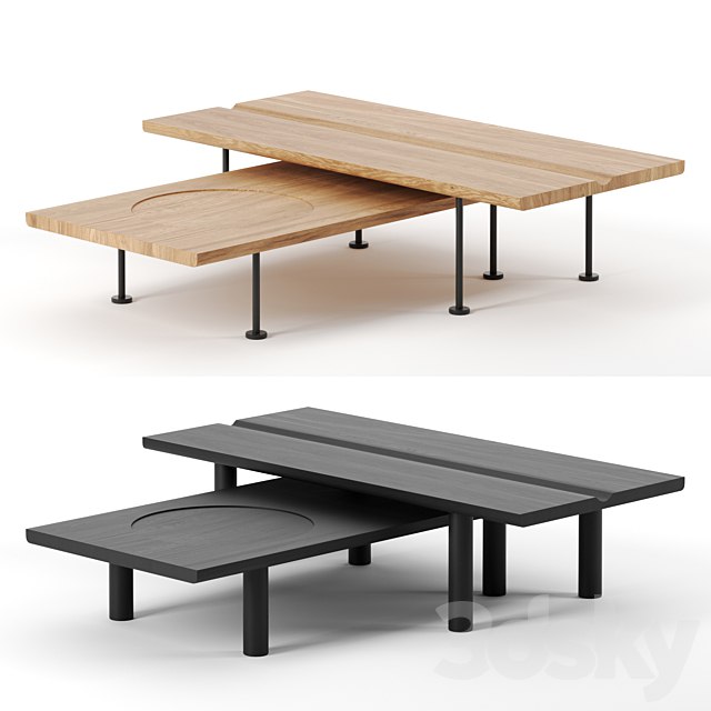 IO coffee tables by Tolv