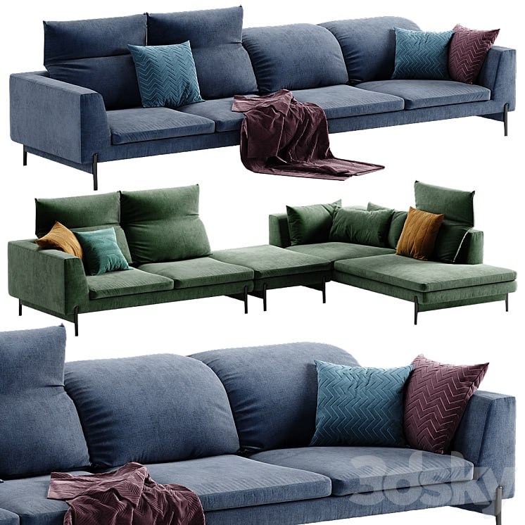 Ditre italia Kim High sectional sofa