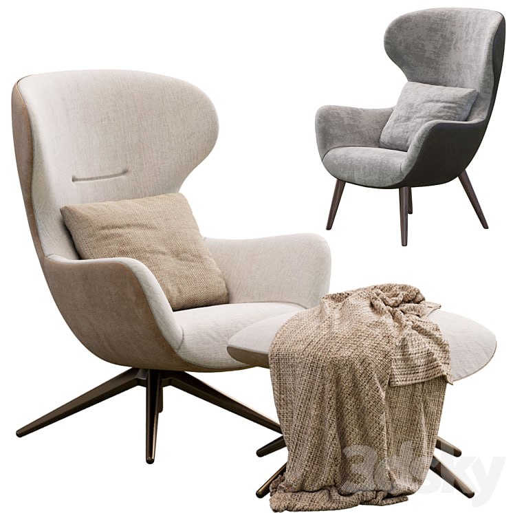 Armchair Mad Joker By Poliform