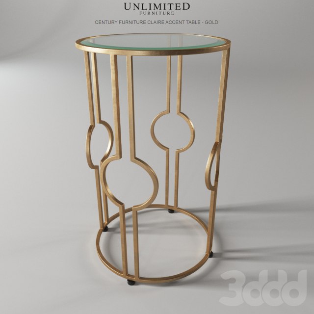 CENTURY FURNITURE CLAIRE ACCENT TABLE